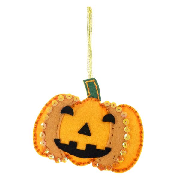 GCK223 Felt Decoration Kit Pumpkin Complete
