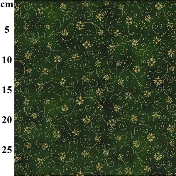 JLX0212 Green Metallic Print, Christmas