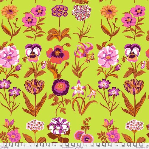 PWGP205.LIME Flower Studies Kaffe Fassett Collective Spring 2025