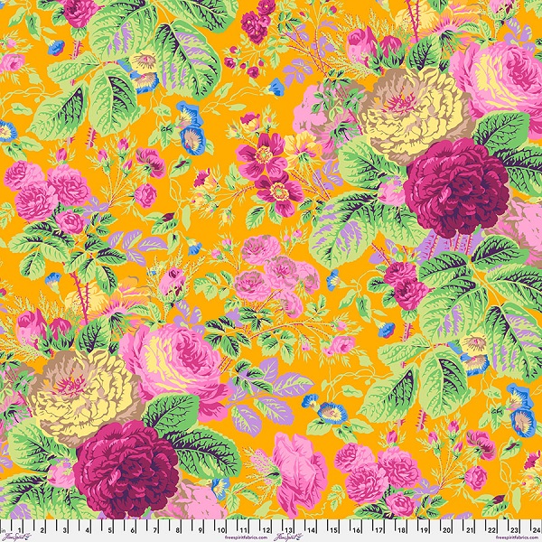 PWPJ053.GOLD Gradi Floral Kaffe Fassett Collective Spring 2025