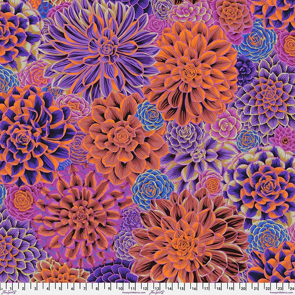 PWPJ113.PURPLE House Leeks Kaffe Fassett Collective Spring 2025
