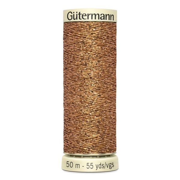 2T50036 Bronze Metallic Thread Gutermann 50m