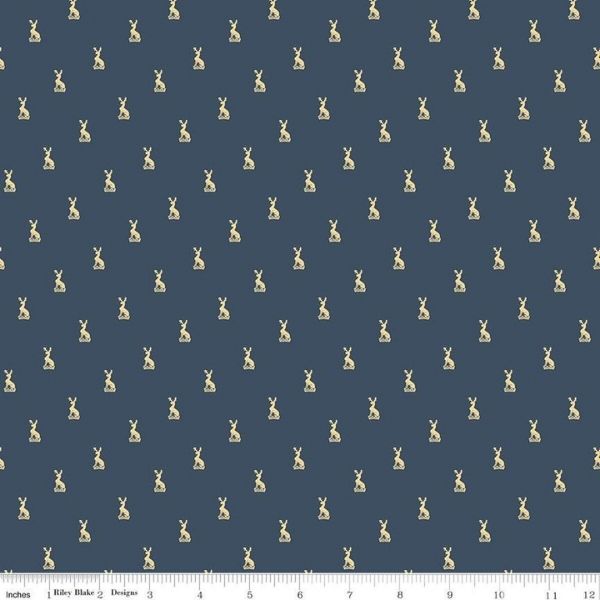 C16532-Navy Austen Family Crast Emma by Riley Blake