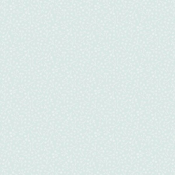 CC55.1 Pressed Posy Light Teal The Pressed Flower Collection by Cassandra Connolly for Lewis & Irene