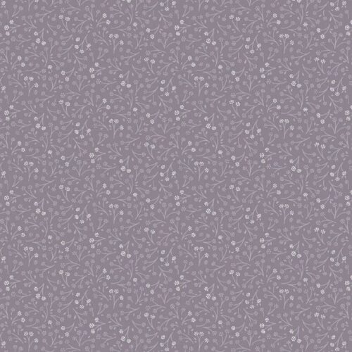 CC55.3 Pressed Posy Light Charcoal Grey The Pressed Flower Collection by Cassandra Connolly for Lewis &