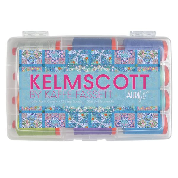 Kelmscott Thread Set, by Kaffe Fassett & Liza Lucy for Aurifil Box