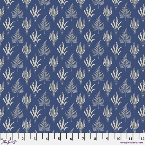 PWSA078.COBALT SM Woodland Ferns, Country Romance by Sanderson