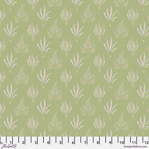 PWSA079.SAGE Woodland Ferns, Country Romance by Sanderson