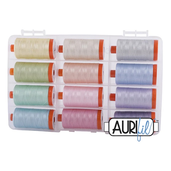 Pastel Thread Collection by Aurifil AC50PA12