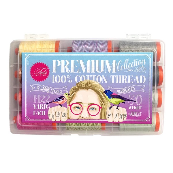 The Premium Aurifil Thread Collection by Tula Pink (TP50TP12) Aurifil Thread Set - Image 2