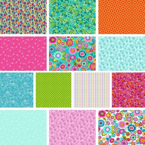 Revival Fat Quarter Pack Vibrant by Makower