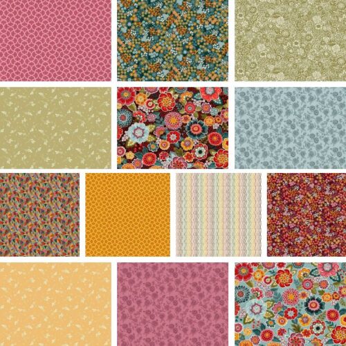 Revival Fat Quarter Pack Warm by Makower