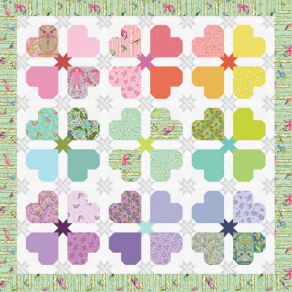 Sweethearts Quilt Kit Full Moon Forest II by Tula Pink