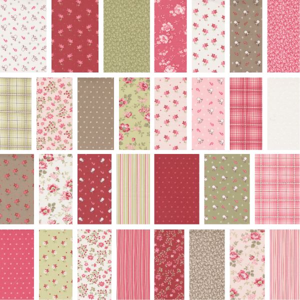 A Very Sweet Christmas Fat Quarter Pack by Bunny Hill Designs