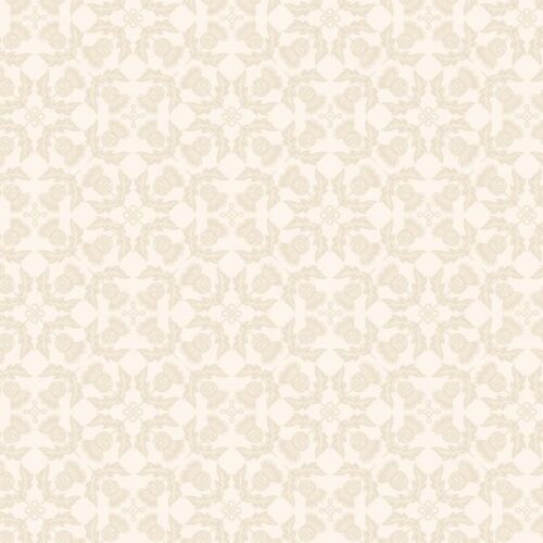 A874A Thistle on Light Cream Highlands by Lewis & Irene