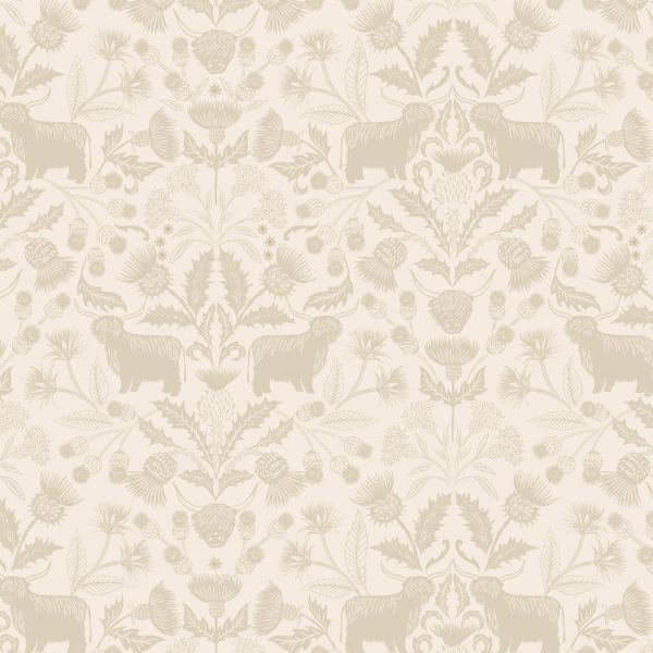 A877A Highlands on Cream Highlands by Lewis & Irene