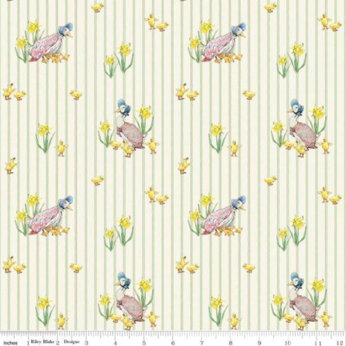 CD15862 Duck Stripe Cloud Peter Rabbit & Friends by Riley Blake
