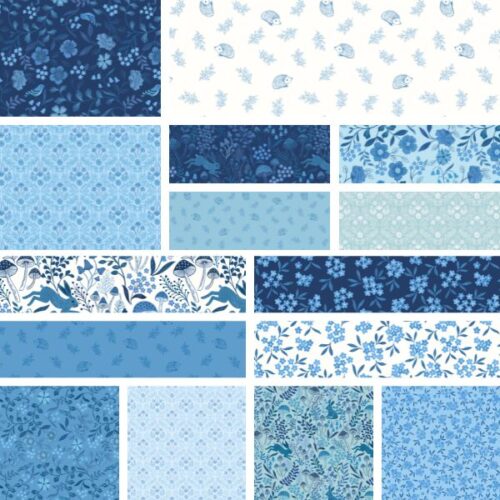 Forget-Me-Not Lane Fat Quarter Pack by Lewis & Irene