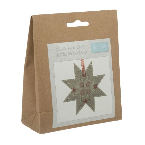 GCK168 Snowflake Felt Decoration Kit
