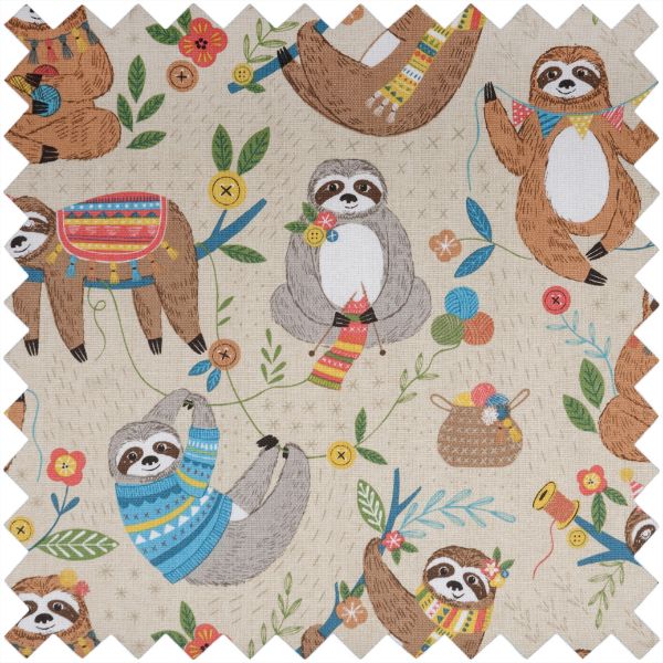 MR4660566 Sewing Machine Bag Matt PVC Sloth Detail