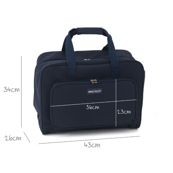 MR4660NVY Sewing Machine Bag Navy Dimensions