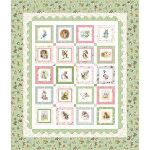 Peter Rabbit and Friends Panel Quilt Kit Riley Blake