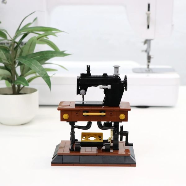 Sallie Tomato Vintage Sewing Machine Building Block Set Lifestyle