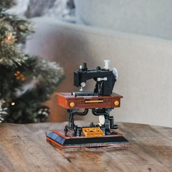 Sallie Tomato Vintage Sewing Machine Building Block Set
