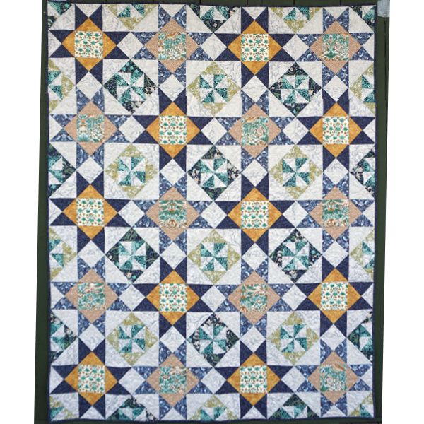 Stars Over the Lake Quilt Kit, Morris & Co.