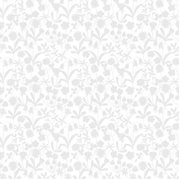 TT24A White on White Wildflowers Tiny Tonals SS25 by Lewis & Irene