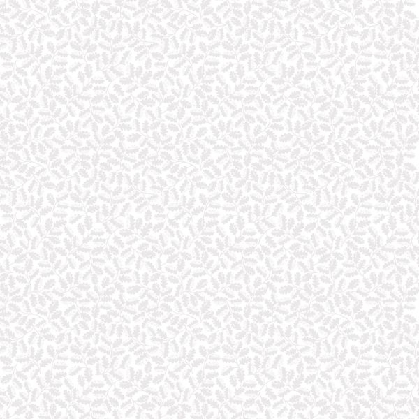 TT27A White on White Tiny Leaves Tiny Tonals SS25 by Lewis & Irene