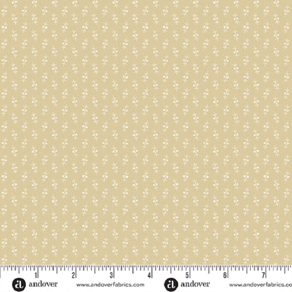 1260-L Top Dot Cream Latte by Andover Fabrics