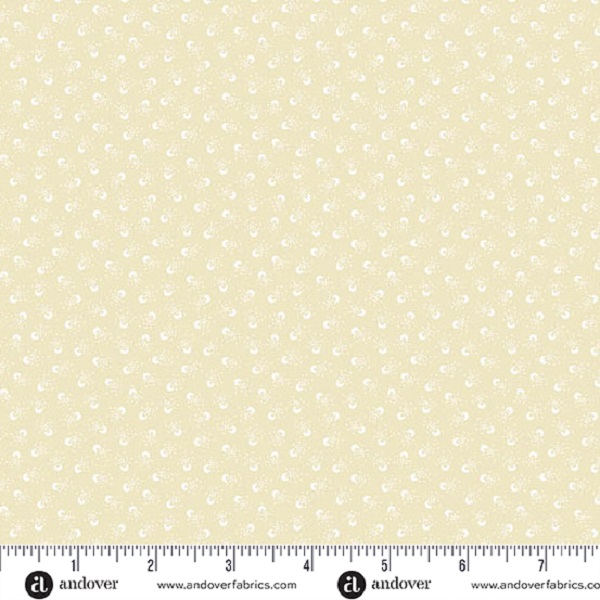 1269-L Split Beans Cream Latte by Andover Fabrics