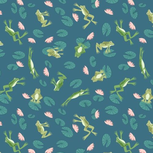 A629.1 Frogs on Blue Lake On the Lake by Lewis & Irene