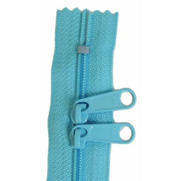 ATZ24TURQ 24 Turquoise Zipper Double Slide