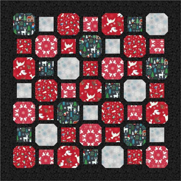 Hygge Glow Quilt Kit Col.3, Lewis & Irene