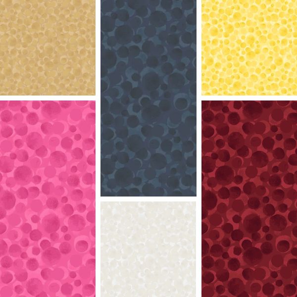 Indian Summer Bumbleberries Fat Quarter Pack by Lewis & Irene