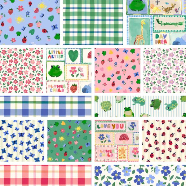Patchwork Collection Fat Quarter Pack by Wee Blue Bell