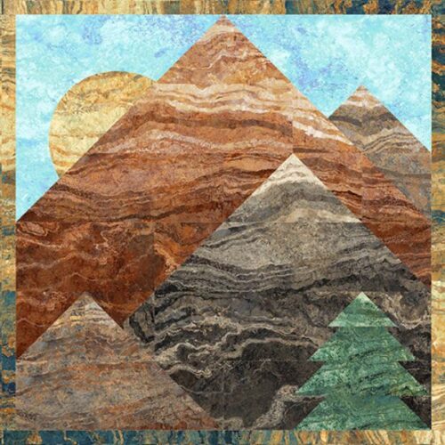 Sundown Quilt Kit, Stonehenge Gradations Ombre by Linda Ludovico