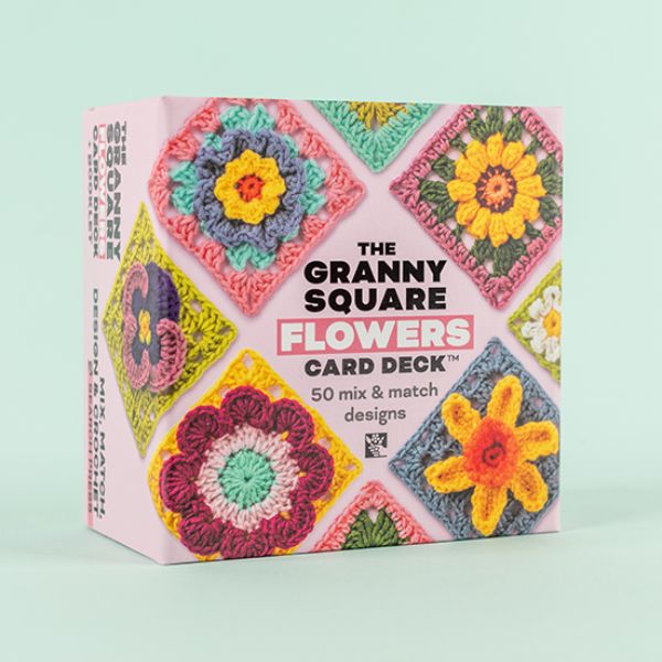 The Granny Square Flowers Card Deck by Claire Montgomerie Packaging