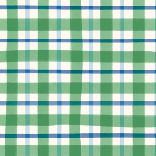 WB042 Check Gooseberry Jam Patchwork Collection by Wee Blue Bell