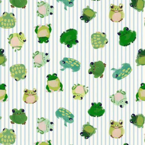 WB045 Little Frogs Pond Patchwork Collection by Wee Blue Bell