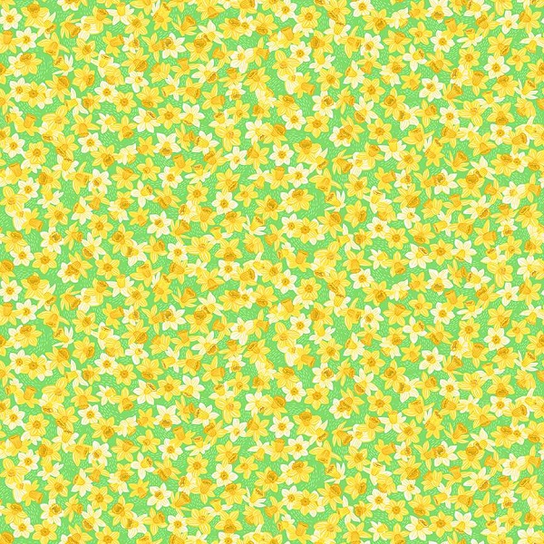 085_G_daffodil-bloom Green, Hello Spring by Makower