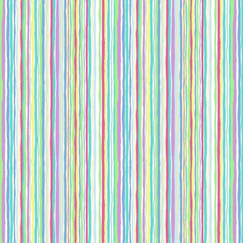 090_1_wavy-stripe Multi, Hello Spring by Makower