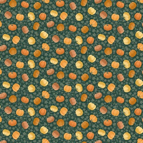 101_G Pumpkin Spice Green, Hello Autumn by Makower