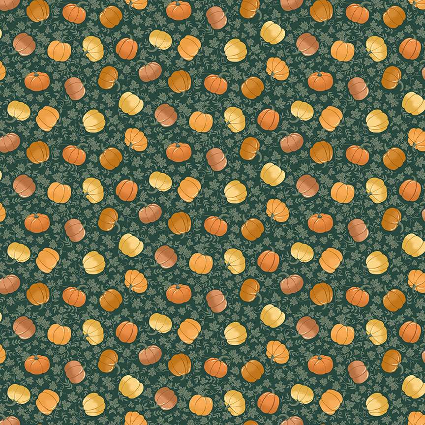 101_G Pumpkin Spice Green, Hello Autumn by Makower