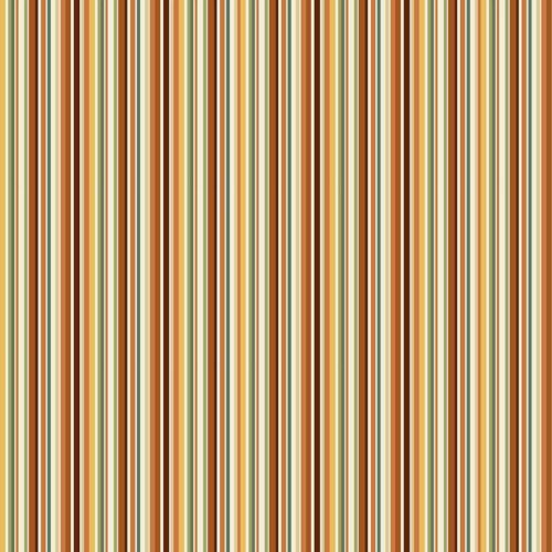 102_1 Cinnamon Stripe Multi, Hello Autumn by Makower
