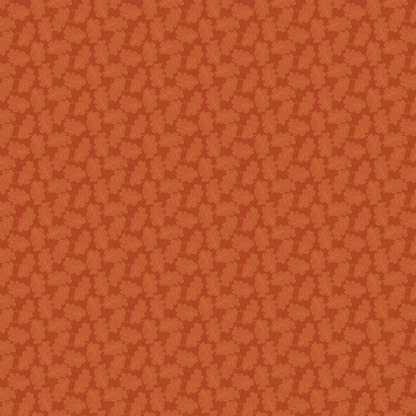 1547-O Oakleaf Camp Fire, Autumn Woods by Renee Nanneman