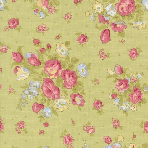 18780 17 Main Floral Leaf, Memory Lane by Brenda Riddle Designs