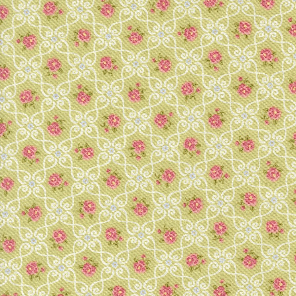 18782 17 Small Floral Leaf, Memory Lane by Brenda Riddle Designs